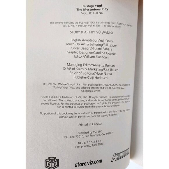 Fushigi Yugi The Mysterious Play Manga Vol 6 7 8 Paperback Yu Watase Vintage - Picture 11 of 12